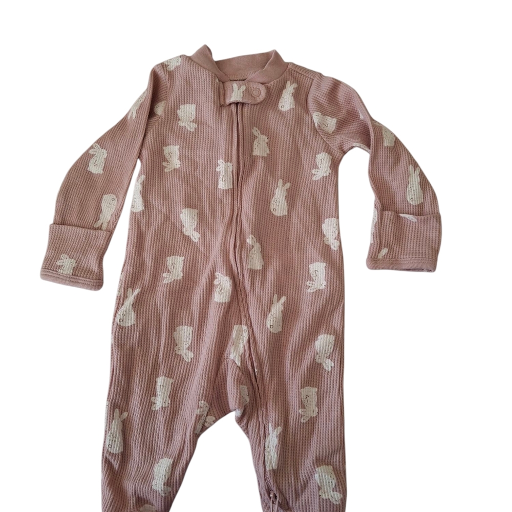 Pink Kids One Piece with Animal Print